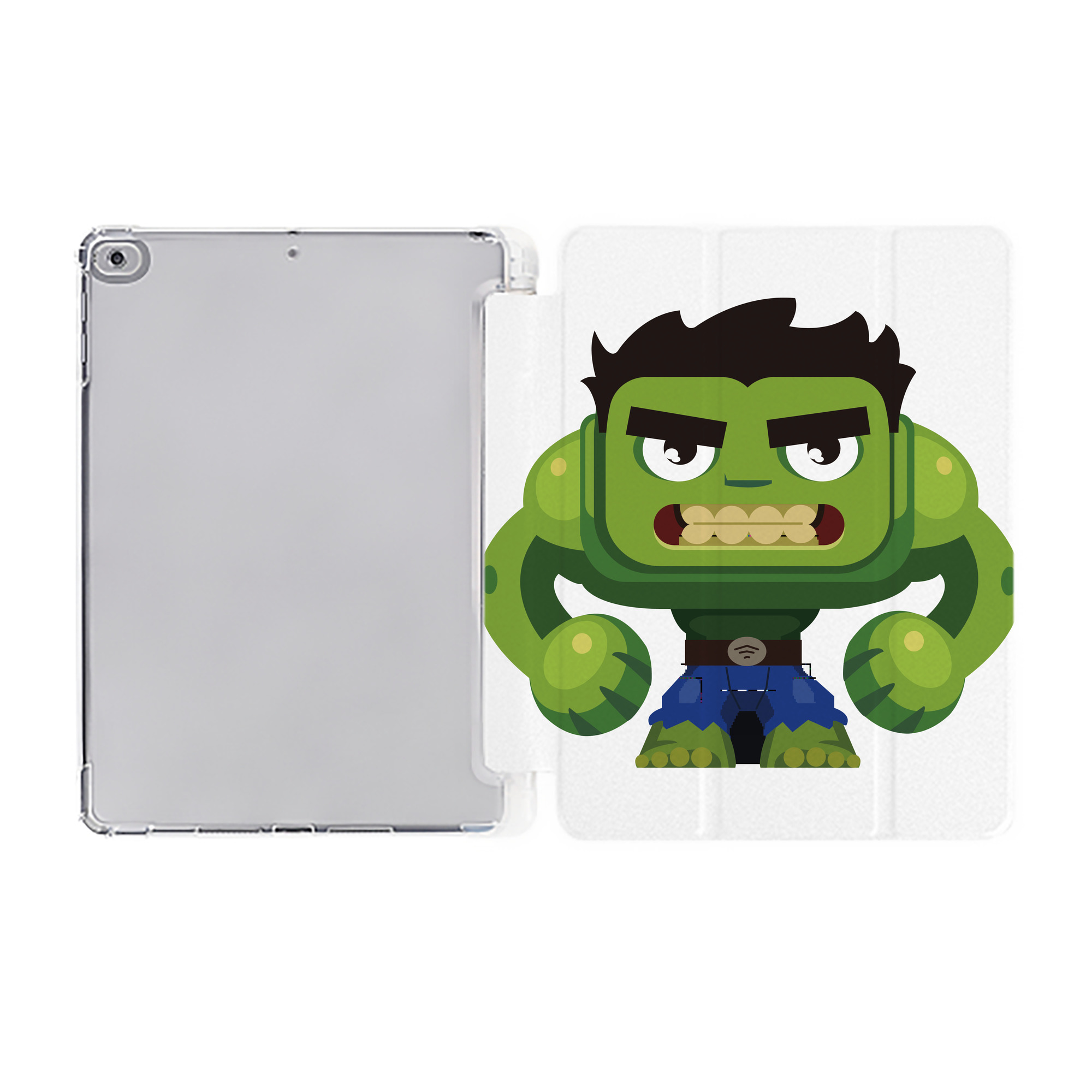 （画像用） アベンジャーズ The Avengers IPad ケース ペン収納付き 三つ折りスタンド PUレザー×シリコン 対応機種9.5/10.5/10.9インチ